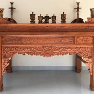 Bàn Thờ Án Gian Gỗ Hương Đá