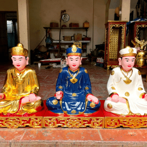 Tượng Tứ Phủ Ông Hoàng Sơn Son Thếp Vàng