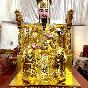 Tượng Vua Cha Ngọc Hoàng Thếp Vàng